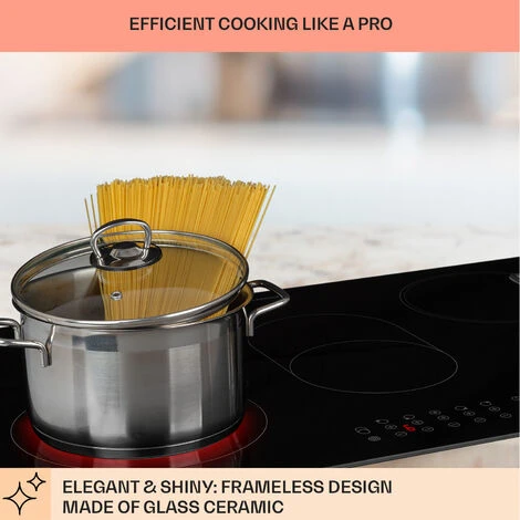 Klarstein Virtuosa 5 Built-in Hob 5 Zones 8500 W Glass Ceramic - Image 3