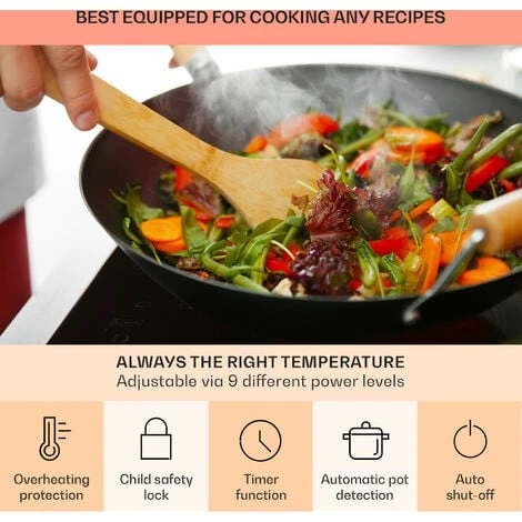 Klarstein Virtuosa 5 Built-in Hob 5 Zones 8500 W Glass Ceramic - Image 5