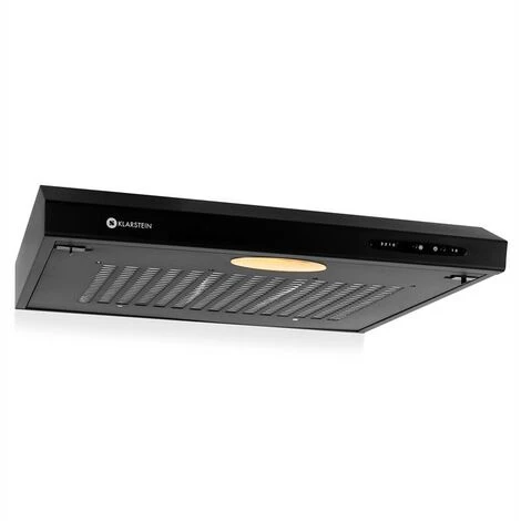 Klarstein UW60BL Extractor Cooker Hood 115W Stainless Steel Black