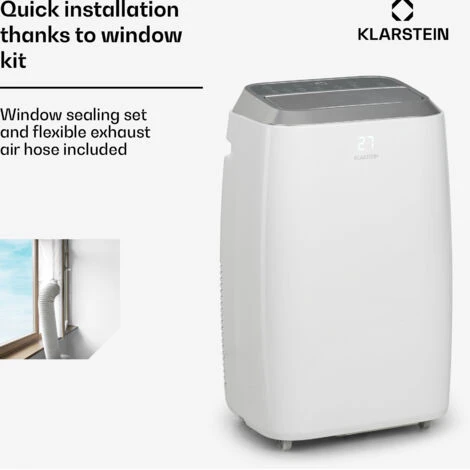 Klarstein Iceblock Prosmart 12 Mobile Air Conditioner 12,000 BTU / 3.5 KW White - Image 5