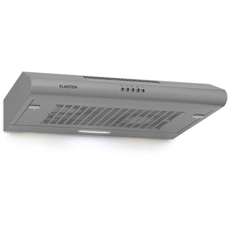 Klarstein Capannina Undercounter Hood 60cm 166m³ / H LED Stainless Steel Silver