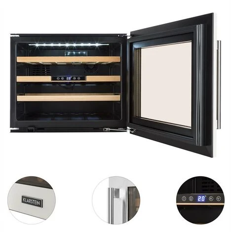 Klarstein Vinsider 24 Built-In Uno Built-In Wine Fridge 24 Bottles 57 L - Image 3