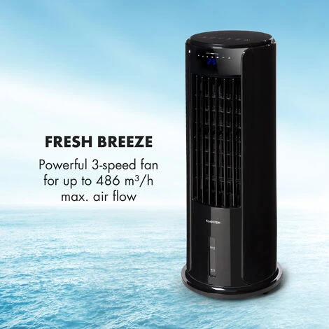 Klarstein Skyscraper Horizon Air Cooler Fan Humidifier 60W 486m³/h 3.5L Tank - Image 5