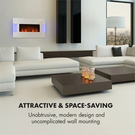 Klarstein Klarstein Belfort Light & Fire Electric Fireplace 1000/2000W Remote Control - Image 5