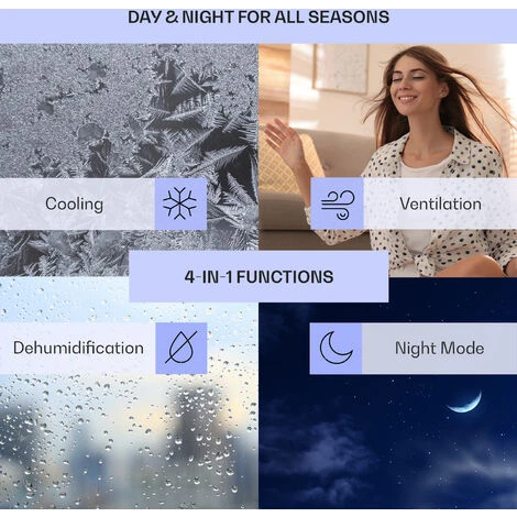 Klarstein New Breeze ECO Mobile Air Conditioner 10,000 BTU / 2.9 KW EEC A+ - Image 2