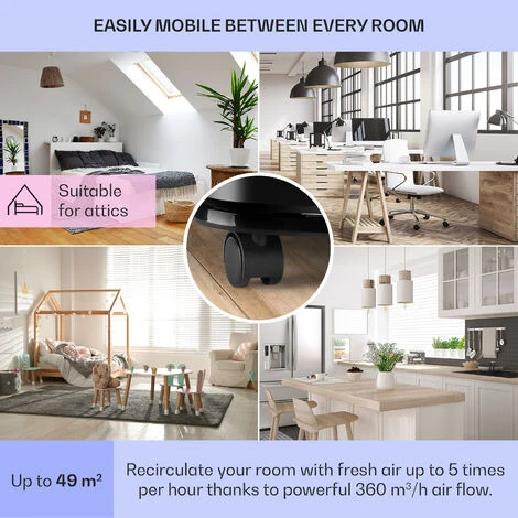 Klarstein New Breeze ECO Mobile Air Conditioner 10,000 BTU / 2.9 KW EEC A+ - Image 5