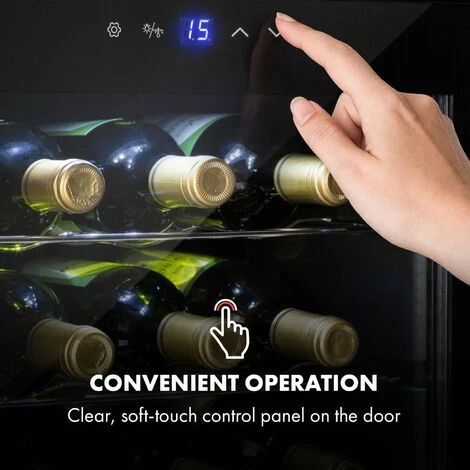 Klarstein Shiraz 16 Uno Wine Fridge 42l Touch Control Panel 131W 5-18°C - Image 5