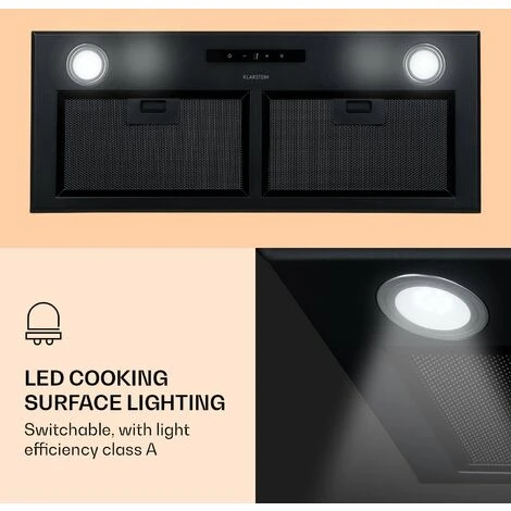 Klarstein Paolo Cooker Hood Built-in 72 Cm EEC: A 593 M³/h LED Touch - Image 3