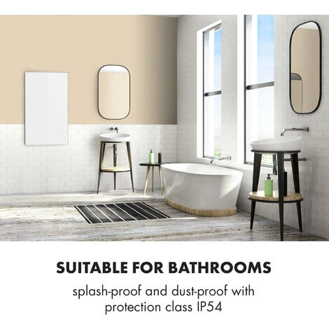 Klarstein Wonderwall Air 60 Infrared Heating 101x60cm 600W Wall Installation Remote Control - Image 4