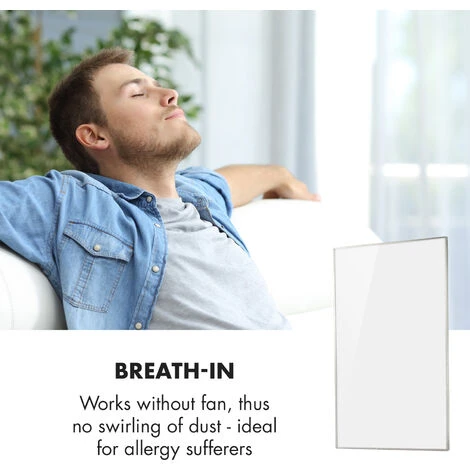 Klarstein Wonderwall Air 60 Infrared Heating 101x60cm 600W Wall Installation Remote Control - Image 5