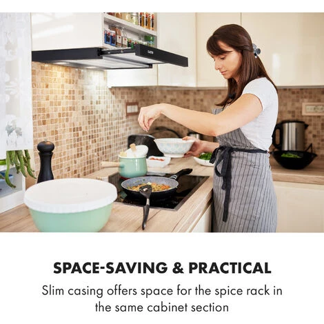 Klarstein Mariana 60, Flat Screen Hood - Image 2