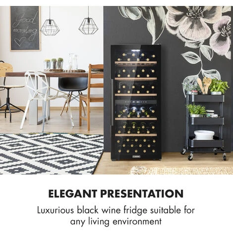 Klarstein Barossa 102 Duo Wine Refrigerator 102 Bottles 226 Litres 2 Zones Touch Control - Image 2