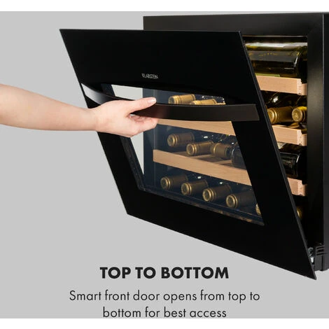 Klarstein Vinsider 24 Built-In Uno Wine Refrigerator Built-in 1 Zone 24 Bottles - Image 3