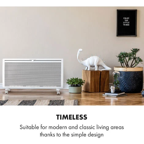 Klarstein Hot Spot Slimcurve Double Wave, Heater, 2000W, Weekly Timer, White - Image 3