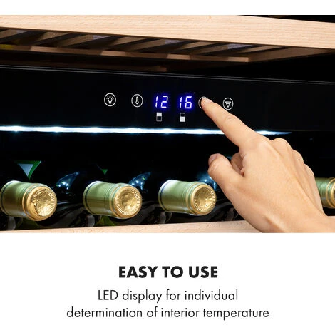 Klarstein Vinsider 41D Built-In Duo Quartz Edition Built-in Wine Fridge - Image 4