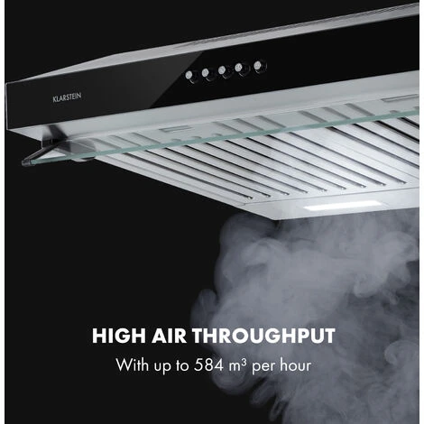 Klarstein Purista Americana, Extractor Hood, Baffle Filter, 306 M³ / H - Image 4