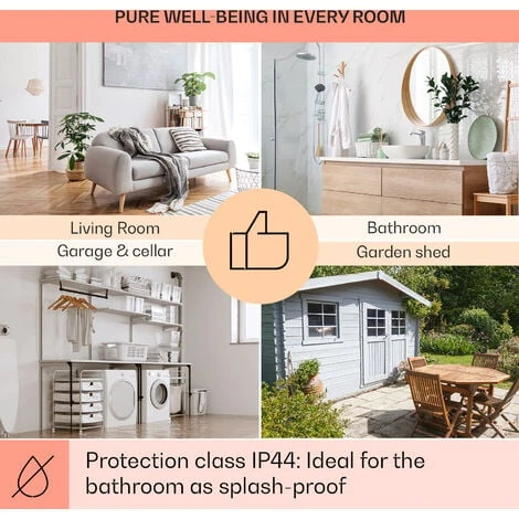 Klarstein Wonderwall Air Art Smart Infrared Heater 60x60cm 350W Mountains - Image 5