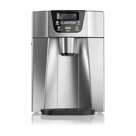 Klarstein Ice Volcano 2GS Ice Cube Machine LED 12kg Every 24h 2l 6-10min Silver - Image 3