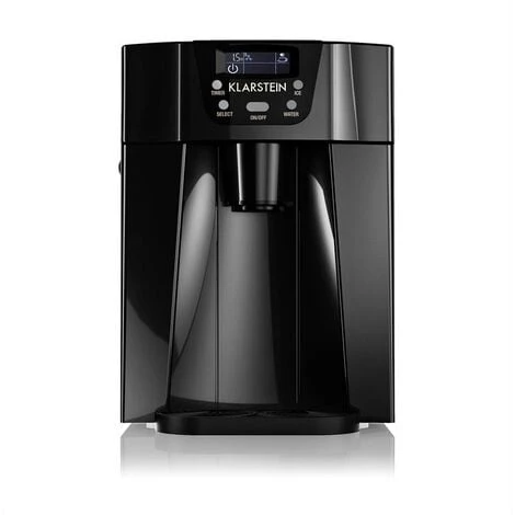 Klarstein Ice Volcano 2GB Ice Cube Machine LED 12kg Every 24h 2l 6-10min Black - Image 3