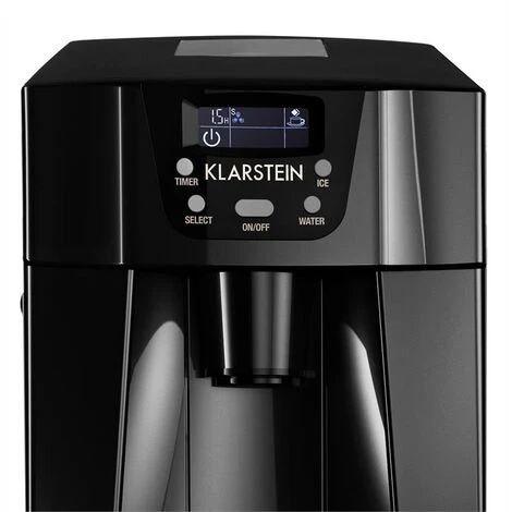 Klarstein Ice Volcano 2GB Ice Cube Machine LED 12kg Every 24h 2l 6-10min Black - Image 5