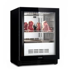 Klarstein Steakhouse Pro 98 Onyx Meat Aging Cabinet 1 Zone 98 L 1-25°C Touch Panorama
