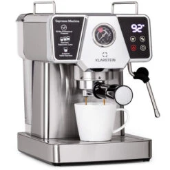Klarstein Libeica Espresso Machine 19 Bar Approx. 10 Cups 1.8 Litres Milk Foam